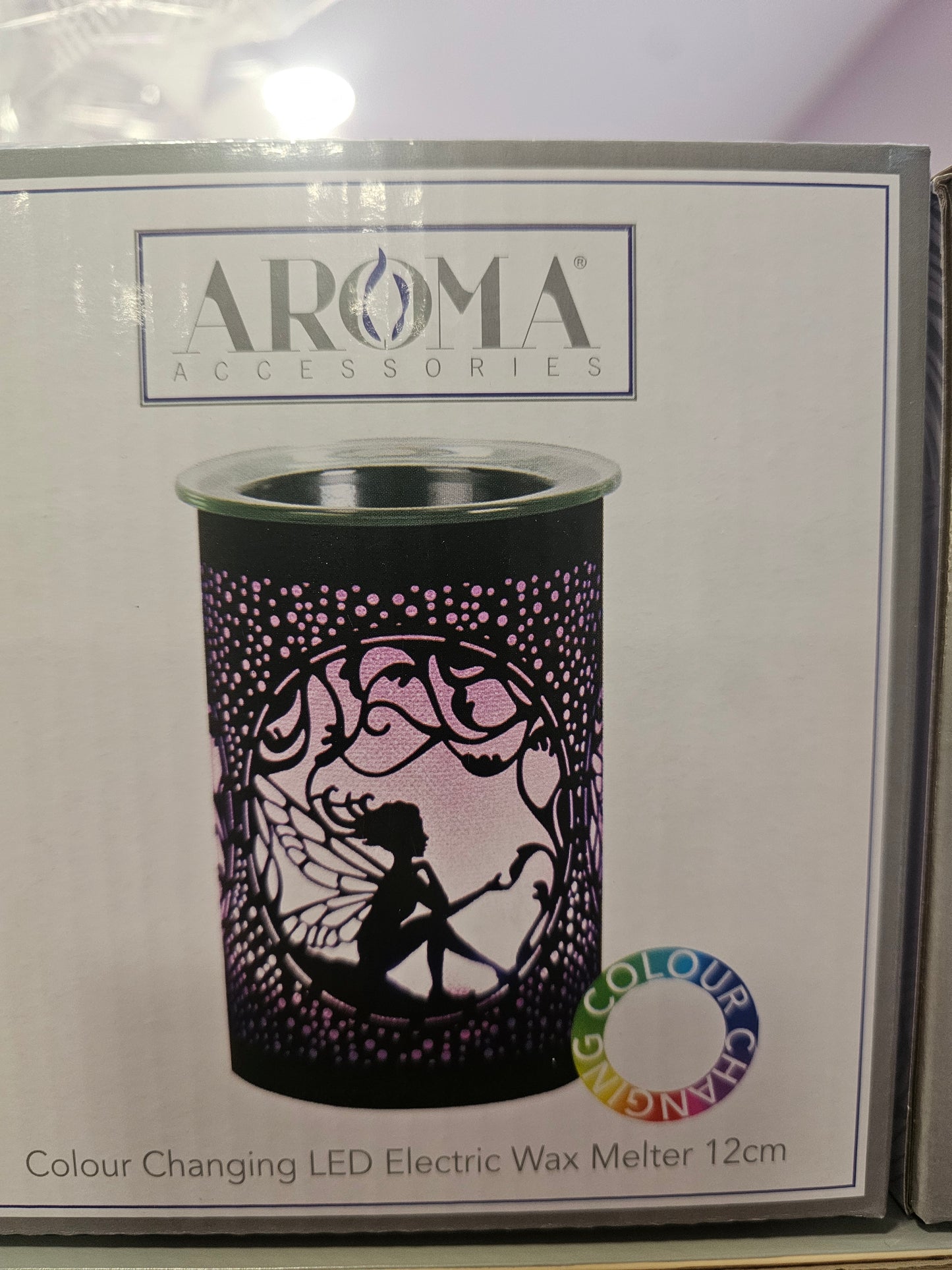 LED Colour changing aroma lamp with 5 x sizzlers
