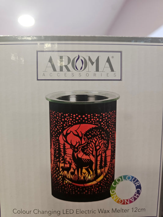 LED Colour changing aroma lamp with 5 x sizzlers