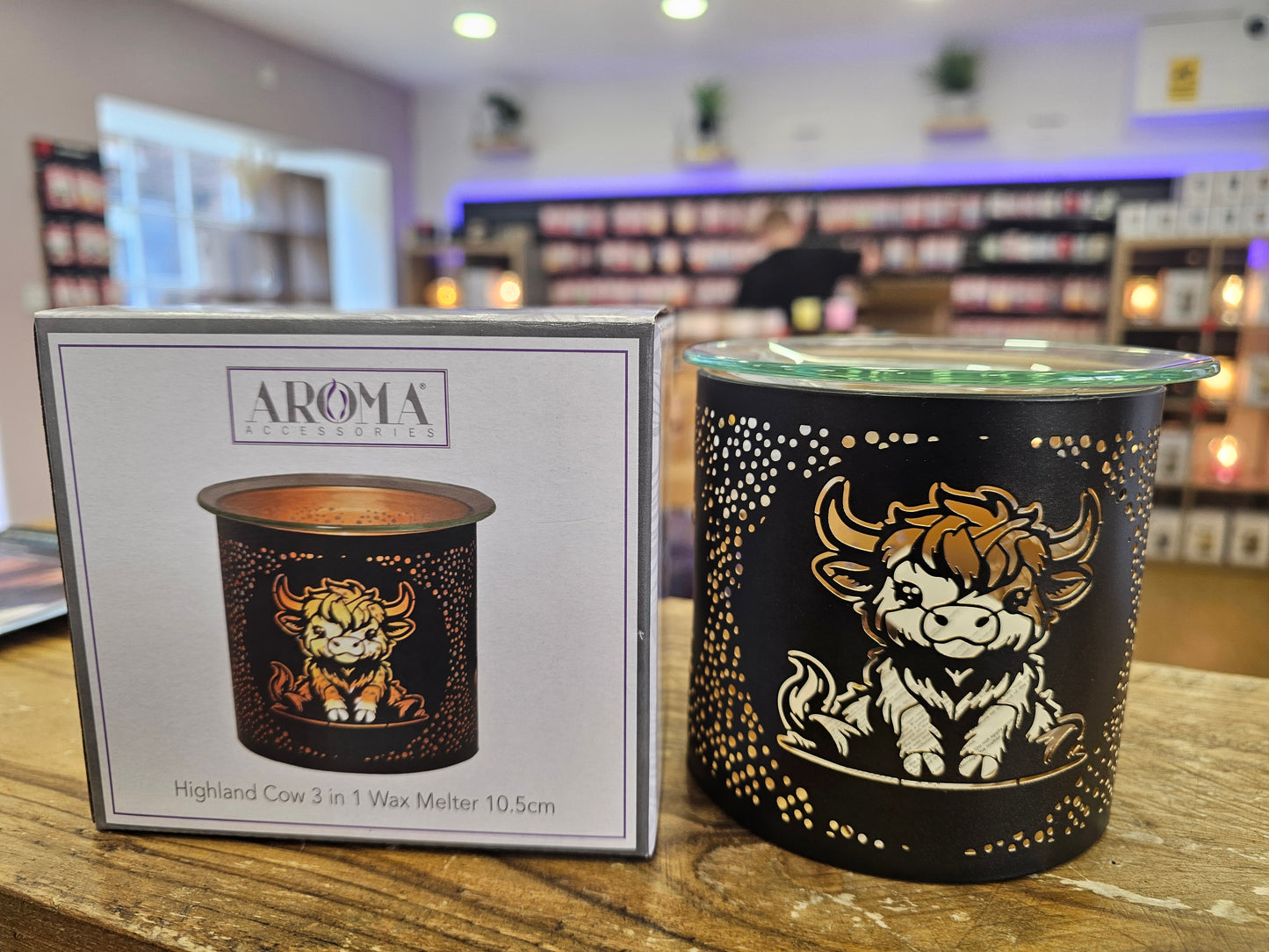 Highland Cow Tea Light Burner