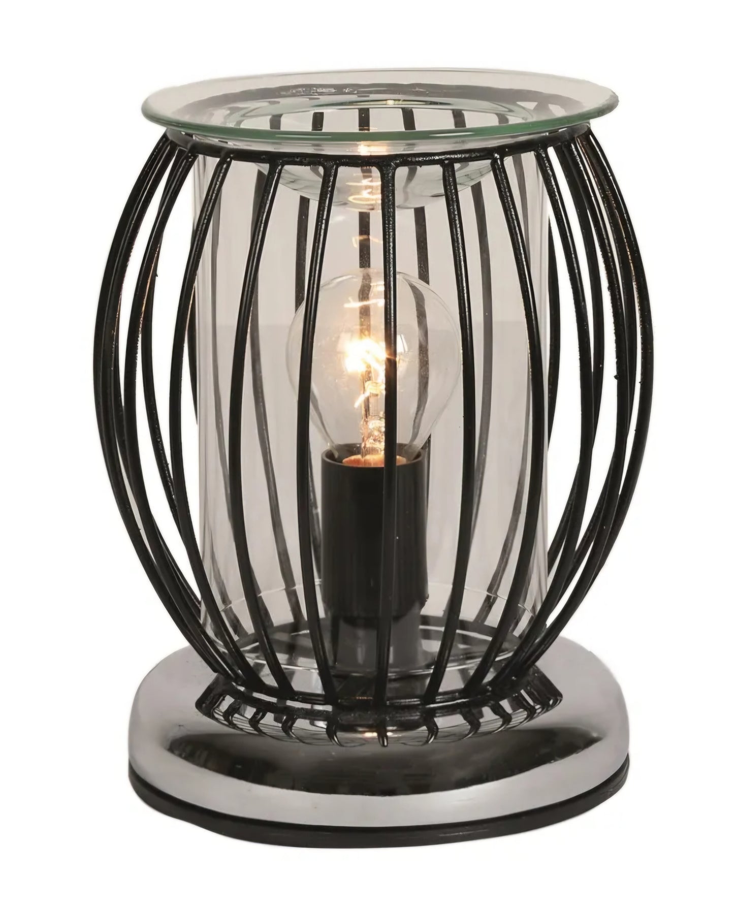Black Cage Electric Aroma Lamp with 5 x Sizzler