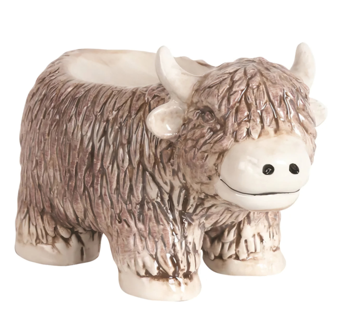 Ceramic Highland Cow Tealight Burner