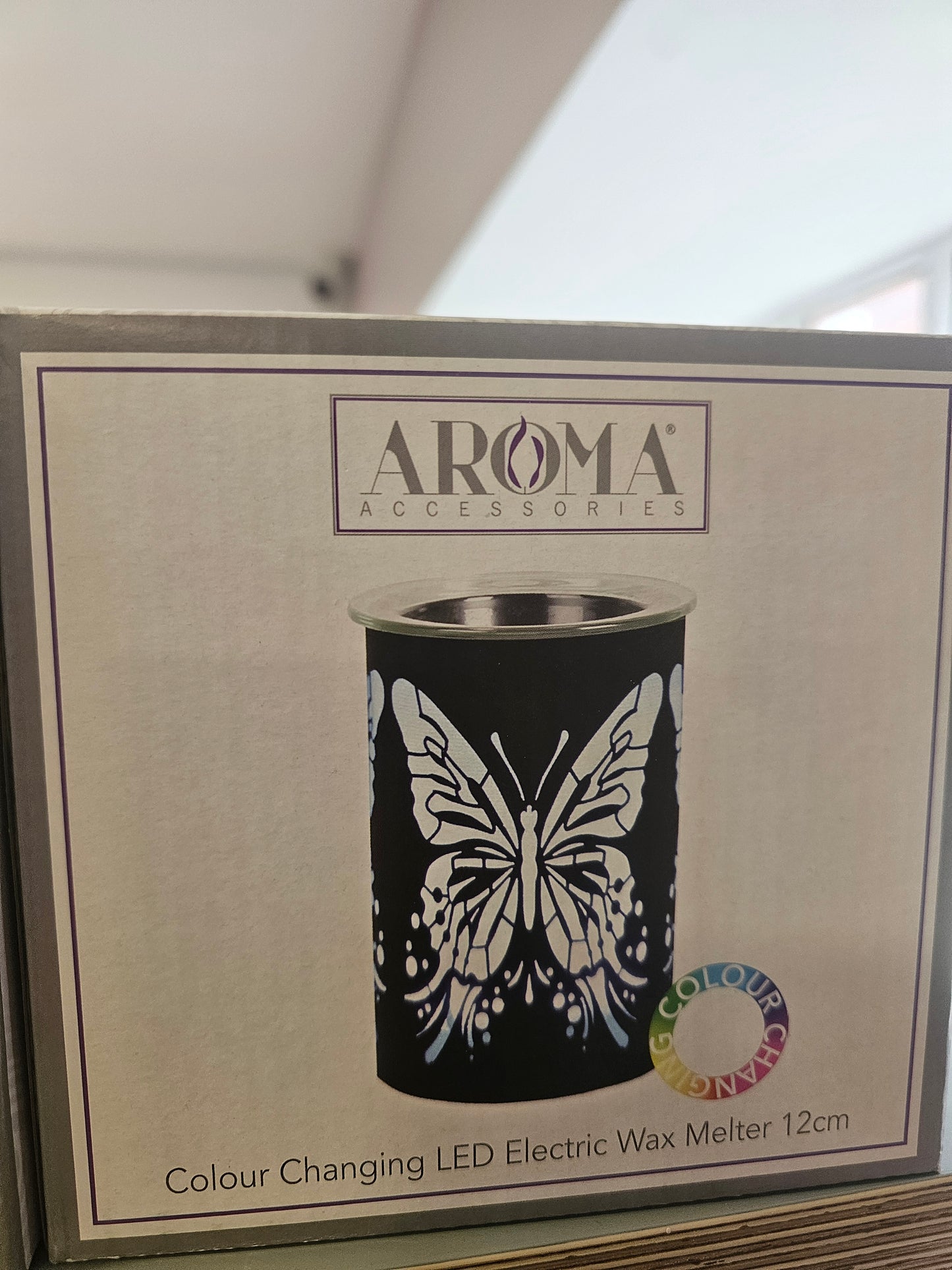 LED Colour changing aroma lamp with 5 x sizzlers
