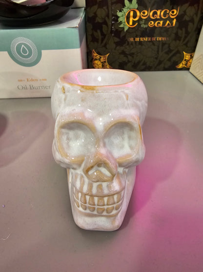 Ceramic Skull Tealight Burners