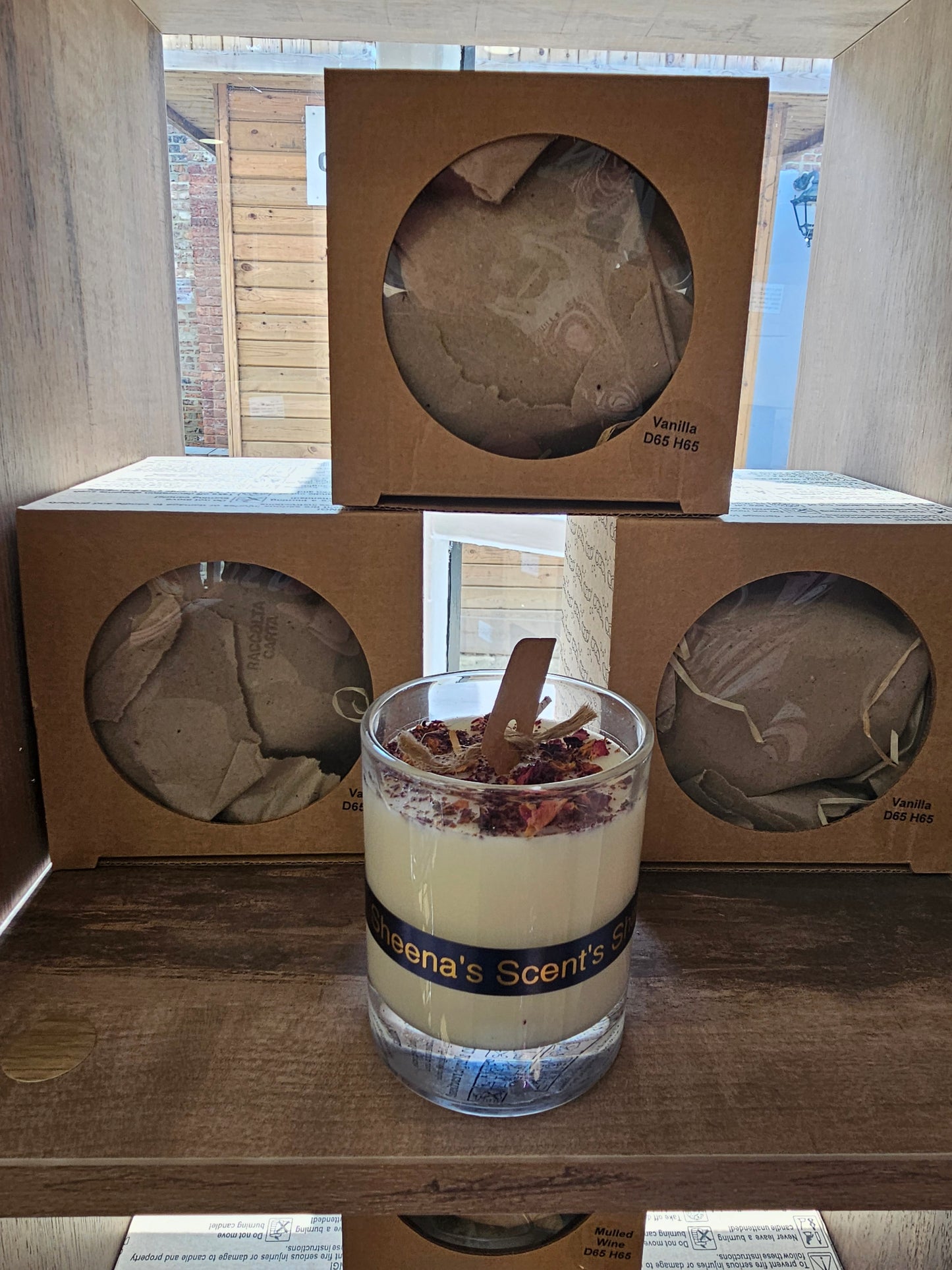 Vanilla Scented Candle with Gift Box