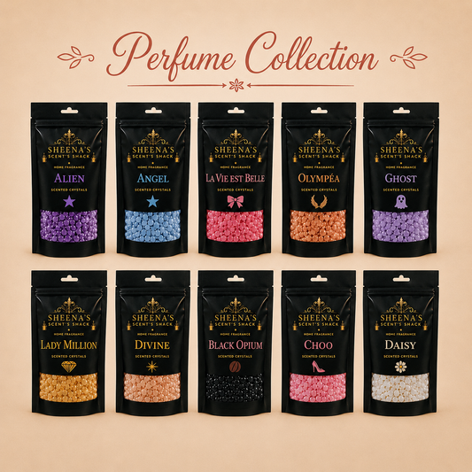 Perfume Collection, 10 x 60g bags of highly scented sizzlers