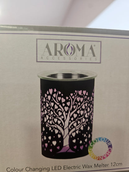 LED Colour changing aroma lamp with 5 x sizzlers