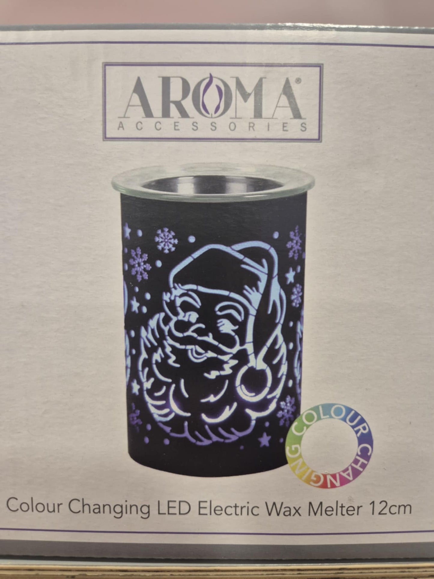 LED Colour changing aroma lamp with 5 x sizzlers