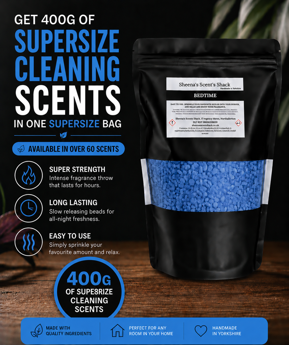 Supersize 400g Cleaning Scent Bags