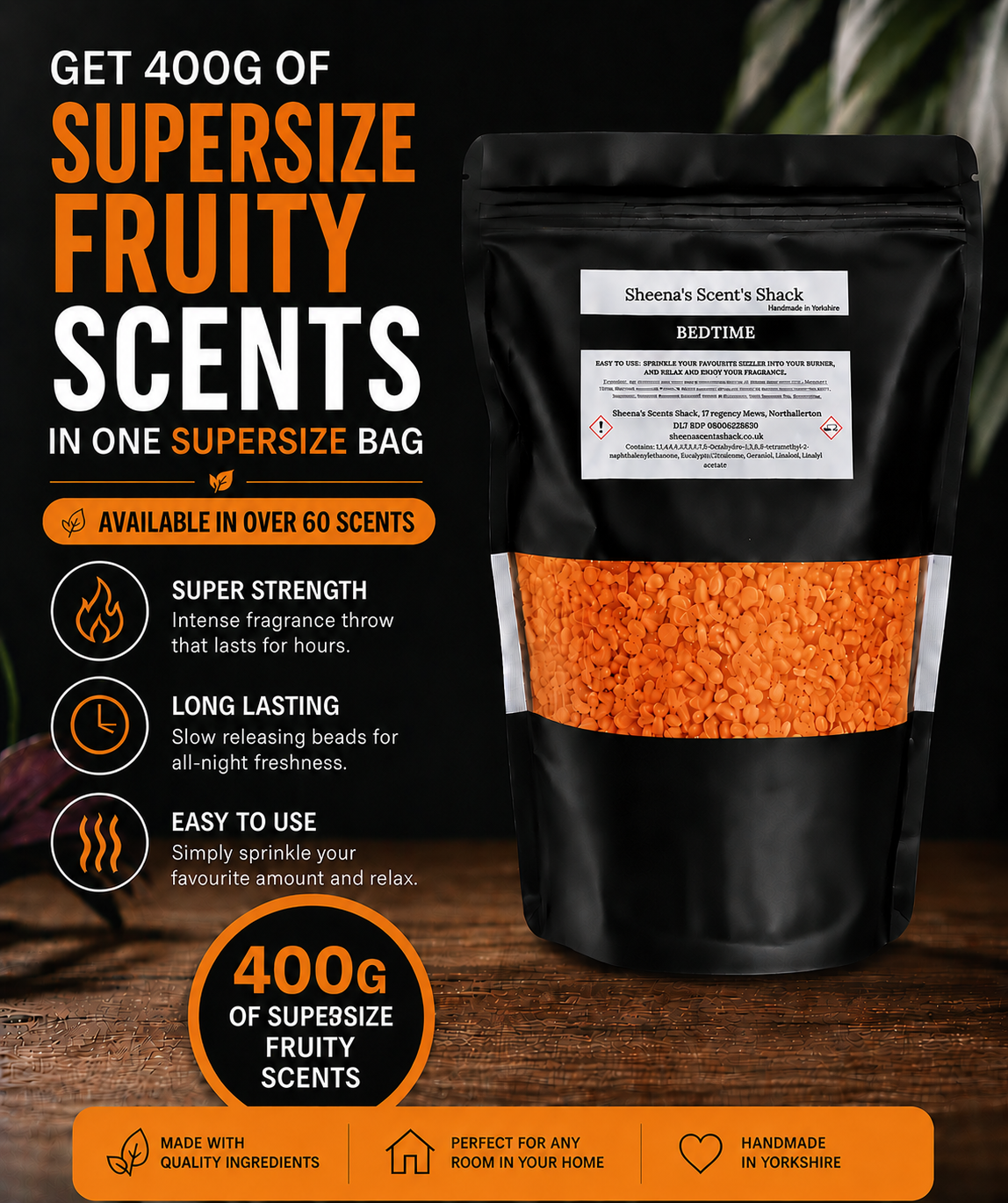 Supersize 400g Fruity Scent Bags